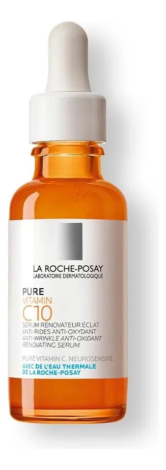 La Roche Posay Pure Vitamin C10 Serum, suero antiarrugas antioxidante con Vitamina C , 30ml